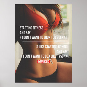 Workout Motivational Poster