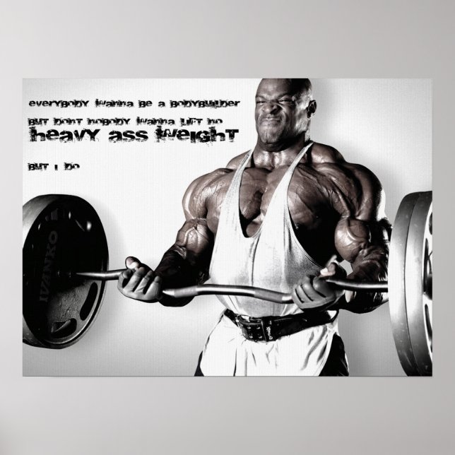 Workout Motivational Poster (Front)