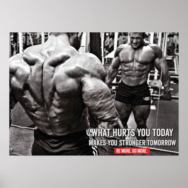 Workout Motivational Poster (Front)