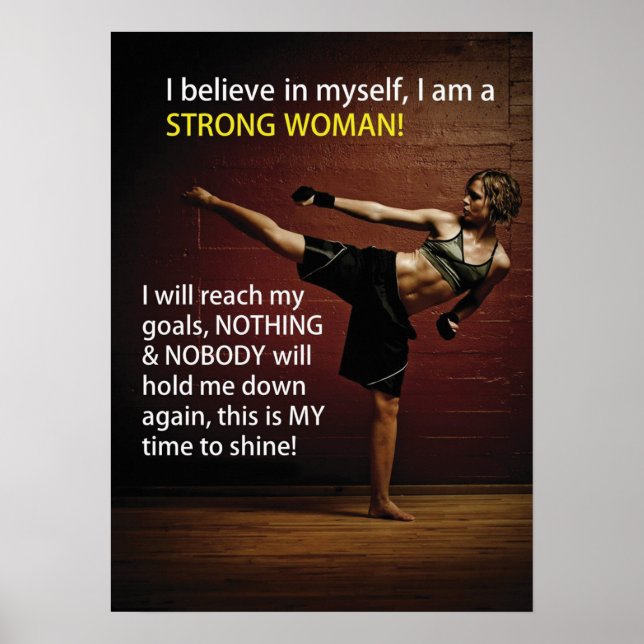 Workout Motivational Poster (Front)