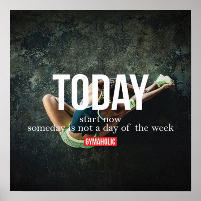 Workout Motivational Poster (Front)