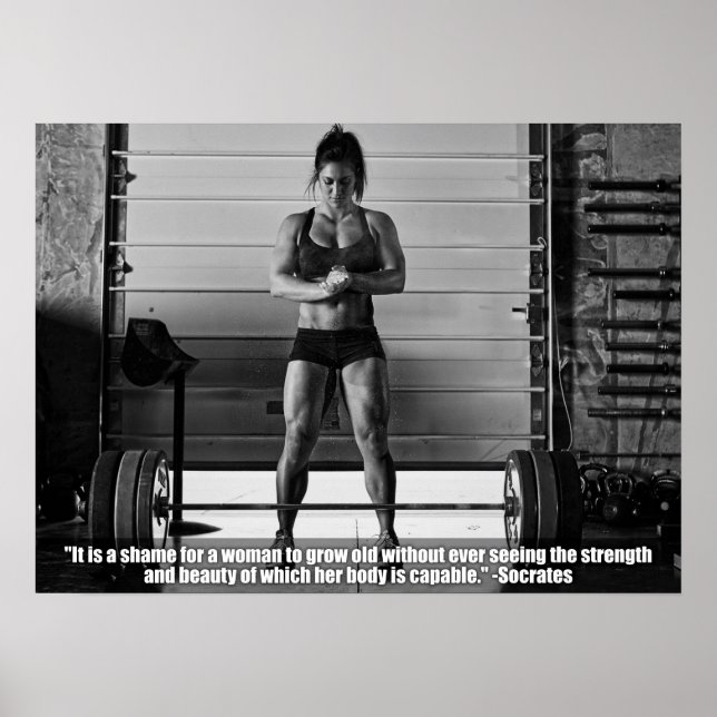 Workout Motivational Poster (Front)