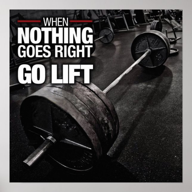 Workout Motivational Poster (Front)