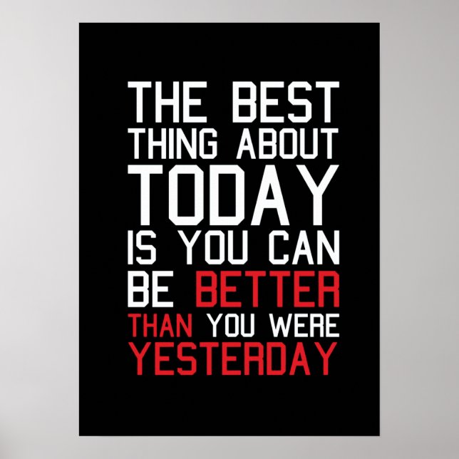 Workout Motivational Poster (Front)