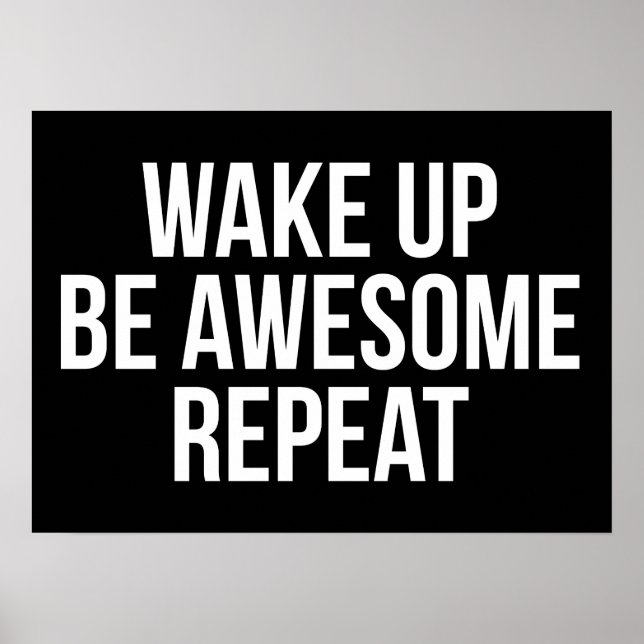 Workout Motivational Poster (Front)