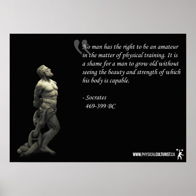 Workout Motivational Poster (Front)