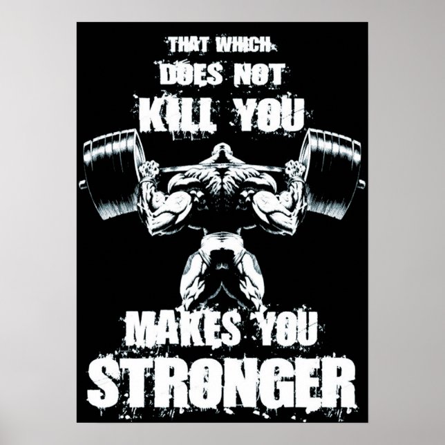 Workout Motivational Poster (Front)