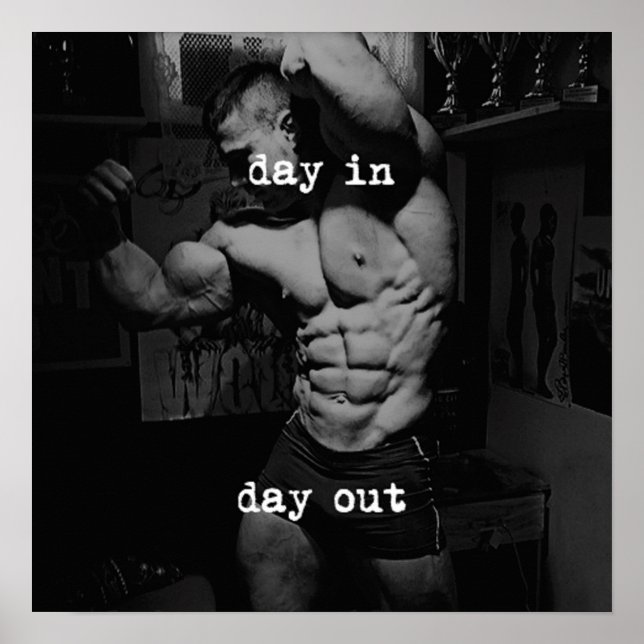 Workout Motivational Poster (Front)