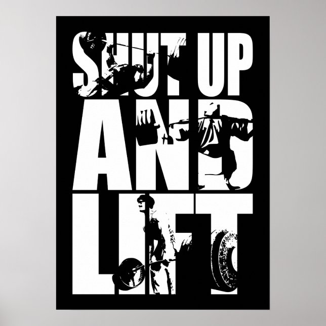 Workout Motivational Poster (Front)