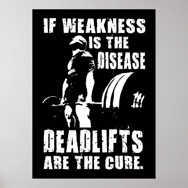 Workout Motivational Poster (Front)