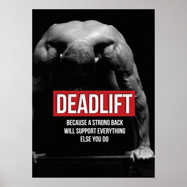 Workout Motivational Poster (Front)