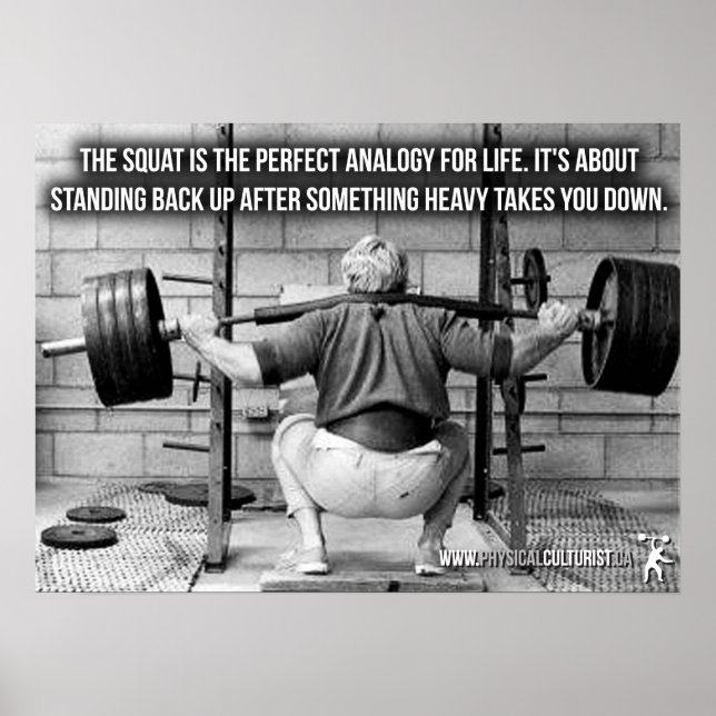 Workout Motivational Poster (Front)