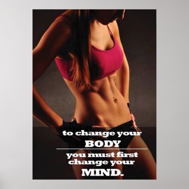 Workout Motivational Poster (Front)