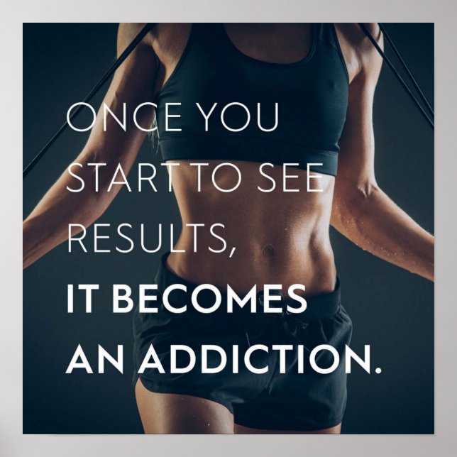 Workout Motivational Poster (Front)