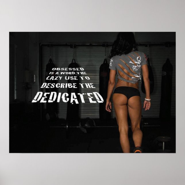 Workout Motivational Poster (Front)