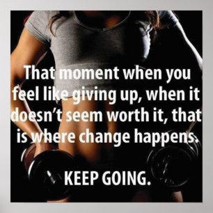 Workout Motivational Poster