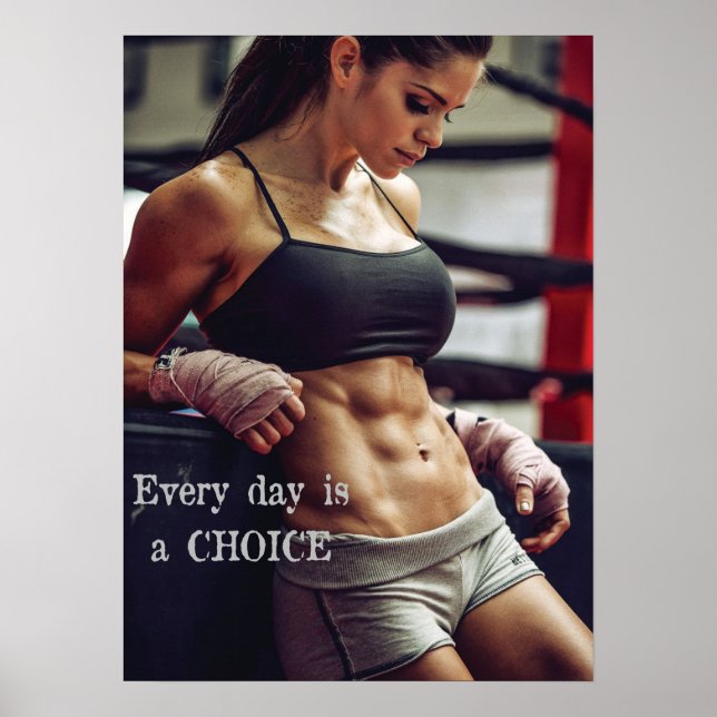 Workout Motivational Poster (Front)