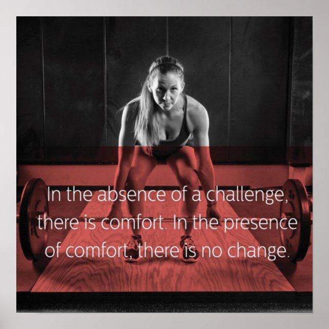 Workout Motivational Poster (Front)