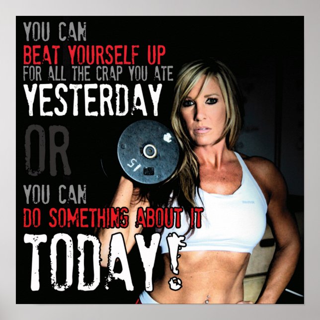 Workout Motivational Poster (Front)