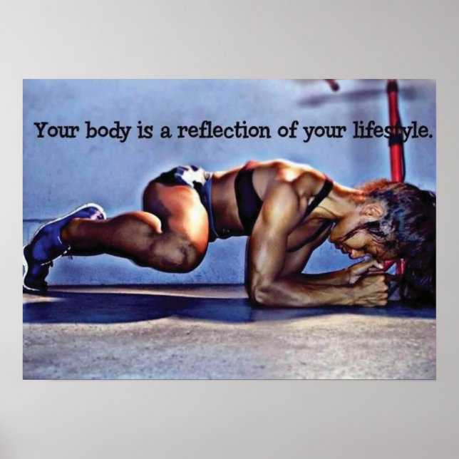 Workout Motivational Poster (Front)