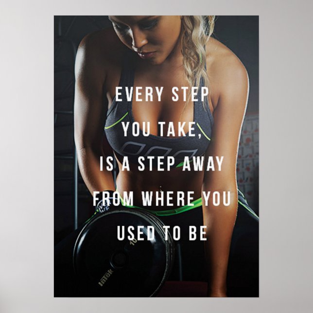 Workout Motivational Poster (Front)