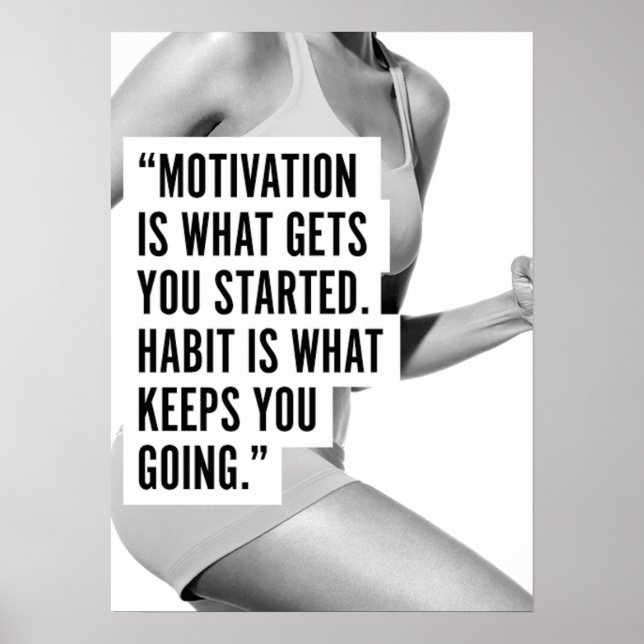 Workout Motivational Poster (Front)