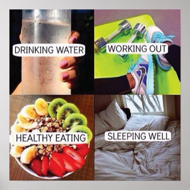 Workout Motivational Poster (Front)