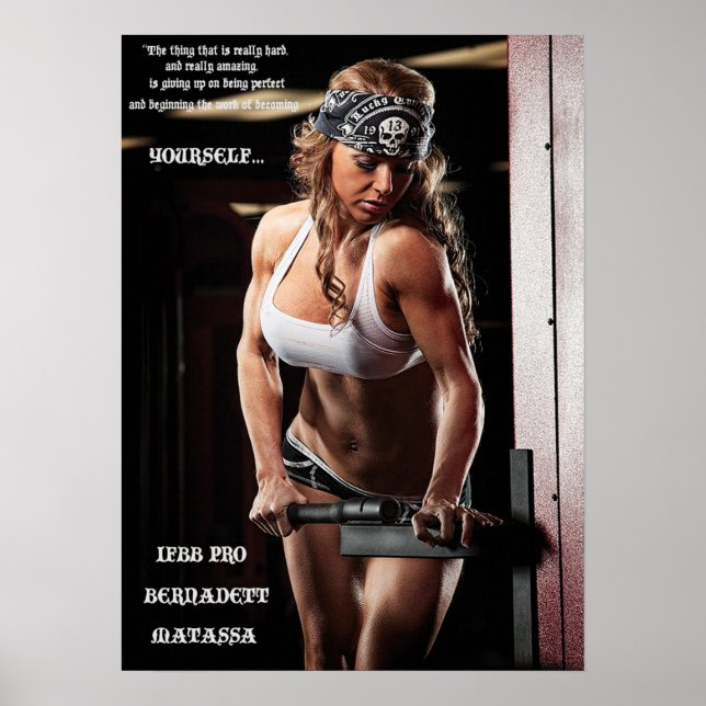 Workout Motivational Poster (Front)