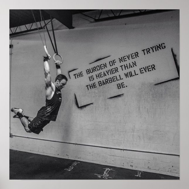 Workout Motivational Poster (Front)