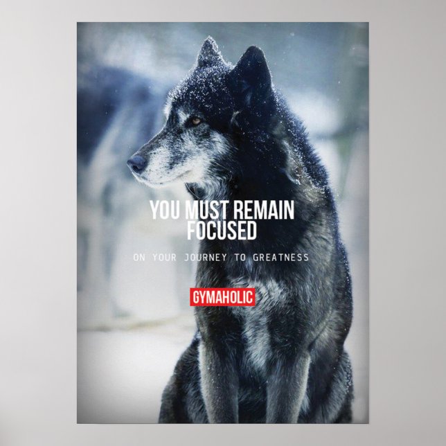 Workout Motivational Poster (Front)