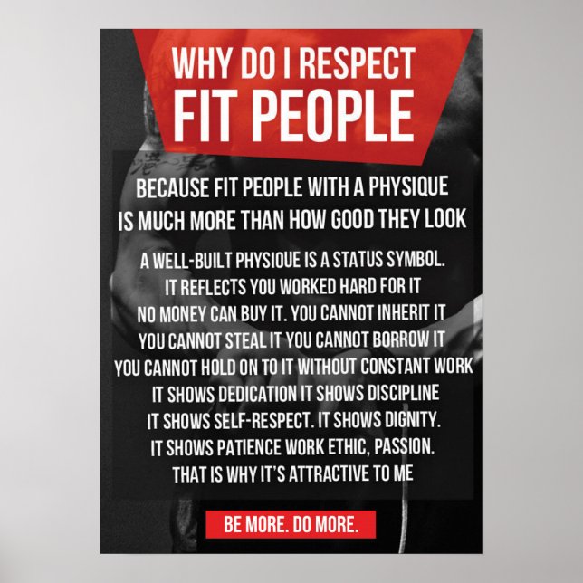 Workout Motivational Poster (Front)