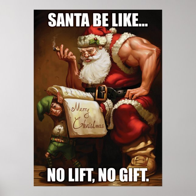 Workout Motivational Poster (Front)