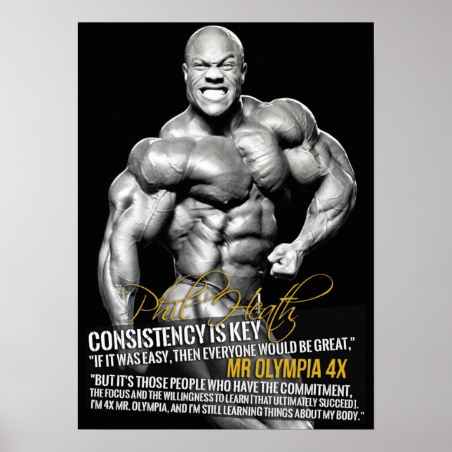 Workout Motivational Poster (Front)