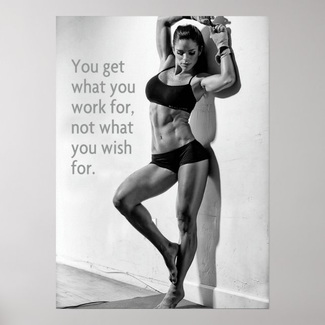 Workout Motivational Poster (Front)