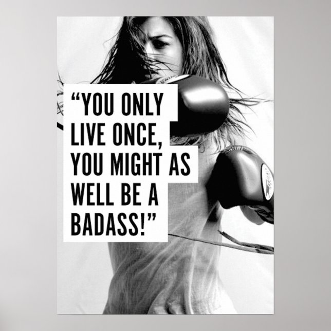 Workout Motivational Poster (Front)