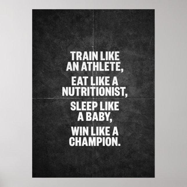 Workout Motivational Poster (Front)