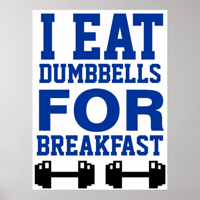 Workout Motivational Poster (Front)