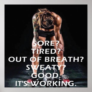 Workout Motivational Poster