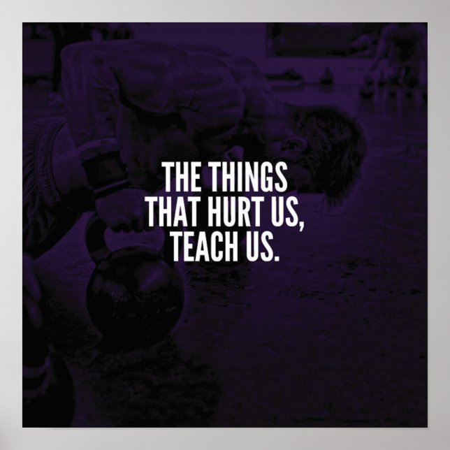 Workout Motivational Poster (Front)