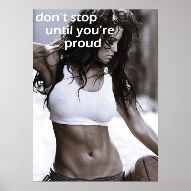 Workout Motivational Poster (Front)
