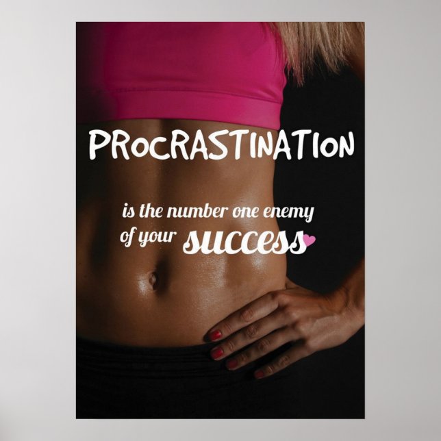 Workout Motivational Poster (Front)