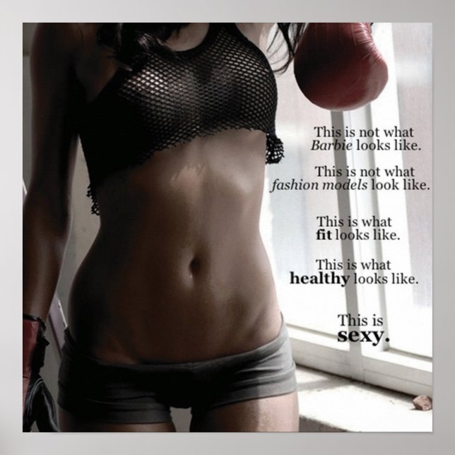 Workout Motivational Poster (Front)