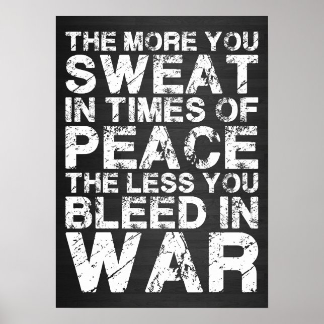 Workout Motivational Poster (Front)