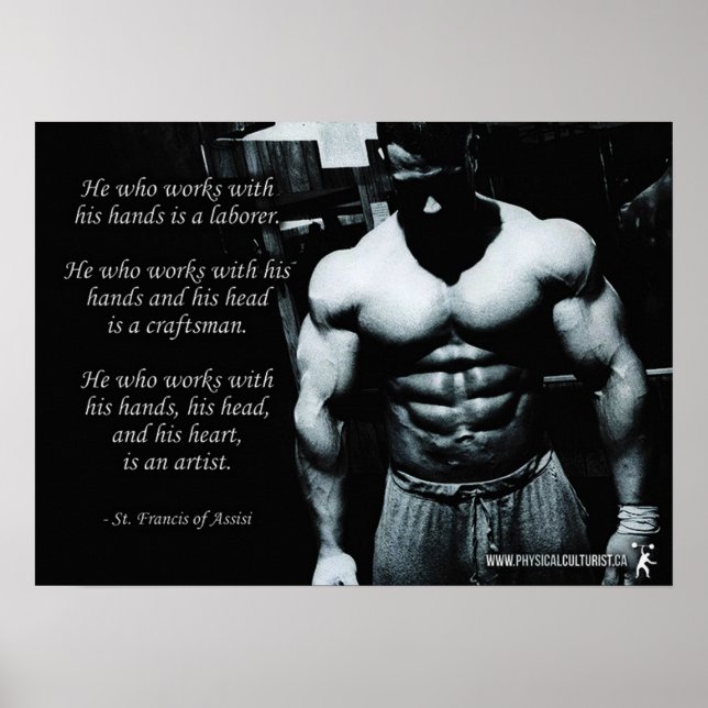 Workout Motivational Poster (Front)