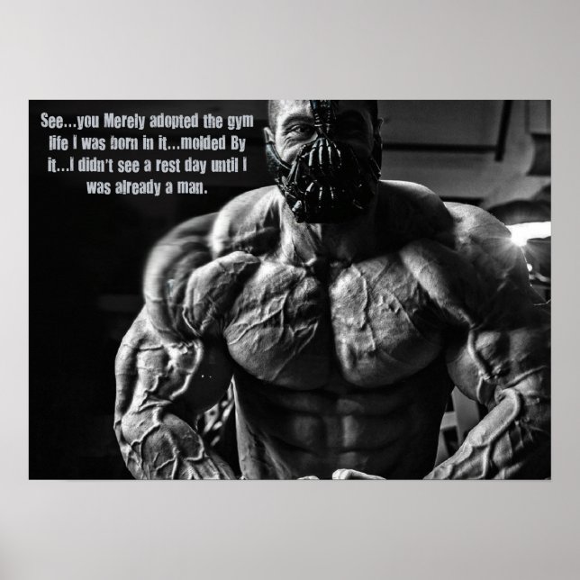 Workout Motivational Poster (Front)