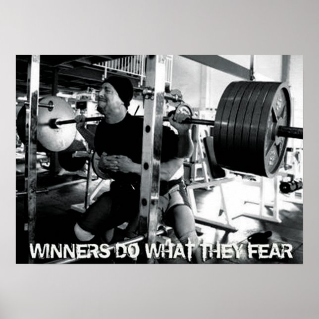 Workout Motivational Poster (Front)