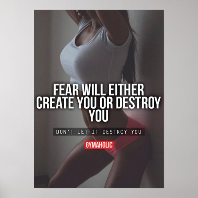 Workout Motivational Poster (Front)