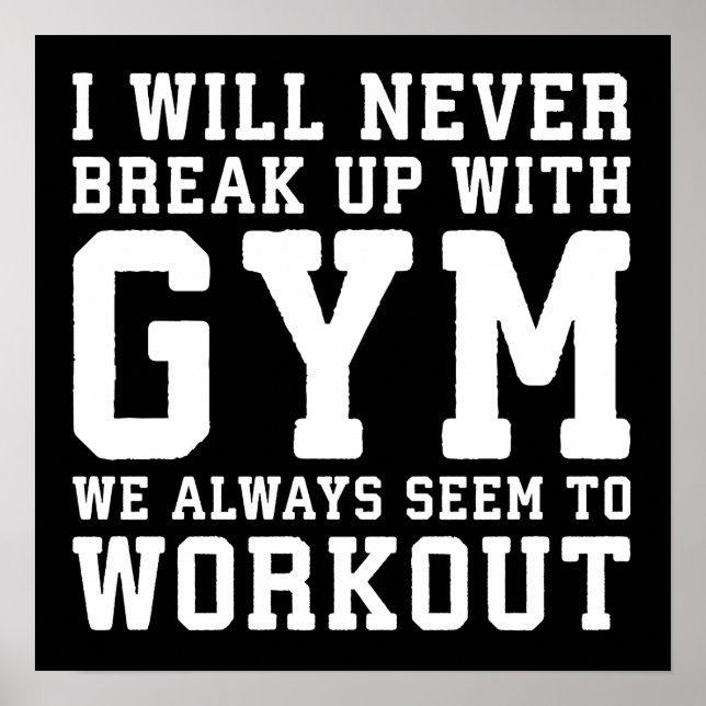 Workout Motivational Poster (Front)