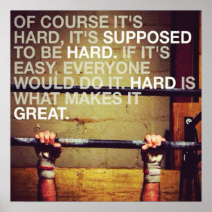 Workout Motivational Poster