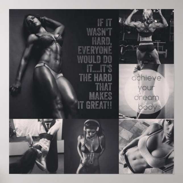 Workout Motivational Poster (Front)